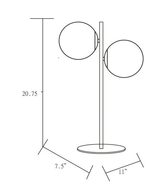Aetheria Iron Table Lamp - ME & Décor