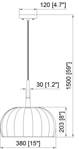 Aria Dome Pendant - ME & Décor
