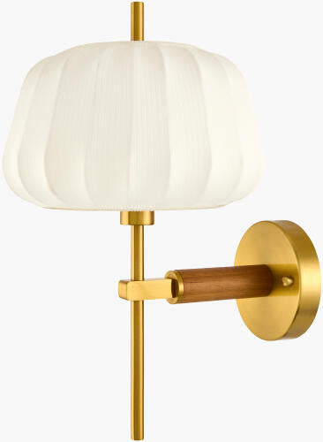 Aria Low Pleat Wall Sconce