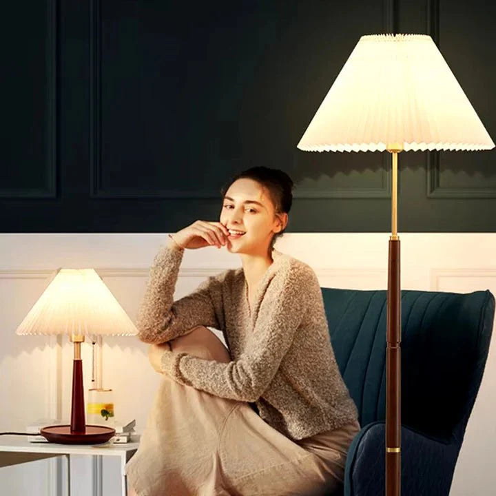 Solstice Pleated Floor Lamp - ME & Décor