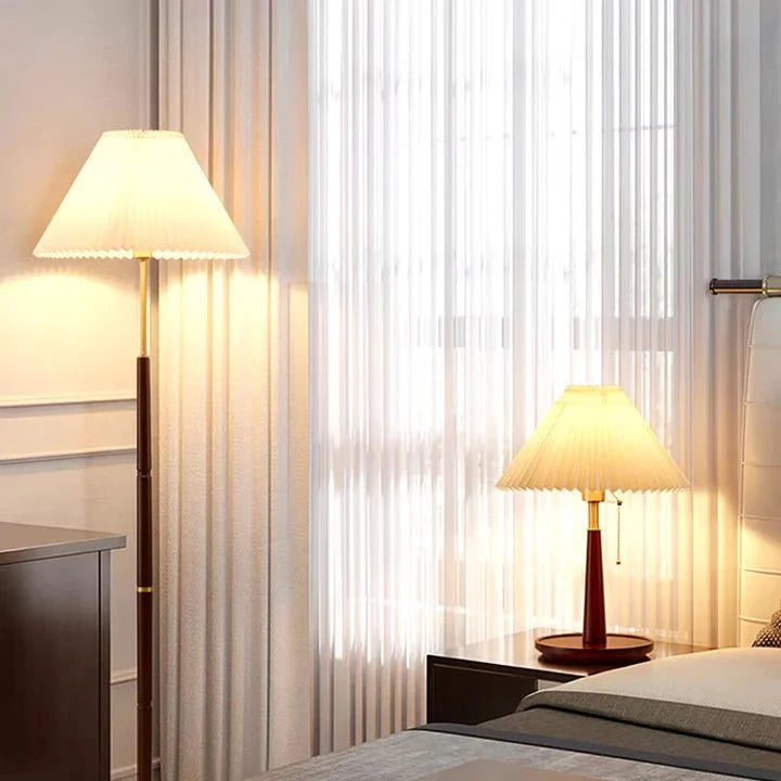 Solstice Pleated Table Lamp - ME & Décor