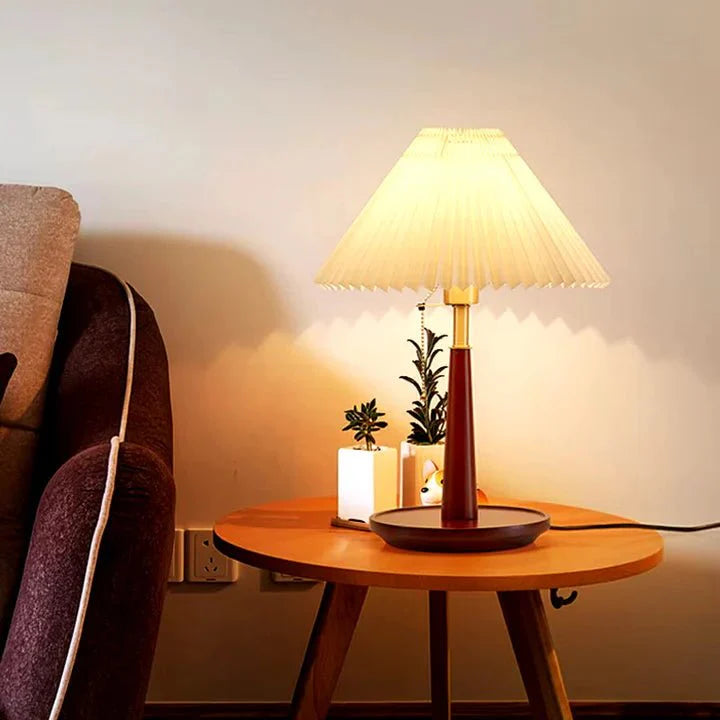 Solstice Pleated Table Lamp - ME & Décor